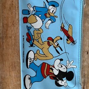 Disney Blue Mickey Mouse, Donald Duck & Pluto Pencil Case